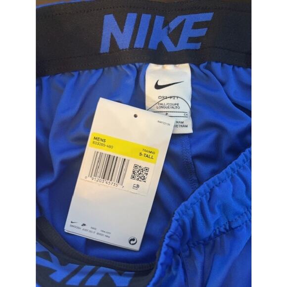Nike Men’s Dri-FIT Training Shorts, Blue, sz Small-Tall - Picture 3 of 5